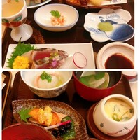 幸 - 松花堂ランチ　3300円　一の膳と二の膳　