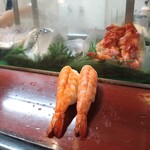 寿司元 - 蒸し海老