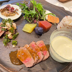 カフェレストラン ふじもと - 〈2022年5月〉季節のディッシュ10品（肉）