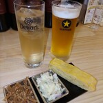 スシバー玄成&タマゴヤキカフェ - ハイボールとビール