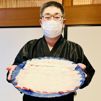 比良山荘 - ◎名物料理の「月鍋」のツキノワグワの熊肉。