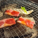 Sumibi Yakiniku Tanukikouji Yamagoya - 焼き焼き♪