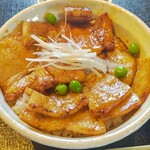 ぶた一家 - 合盛り豚丼