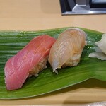 宮城の魚と赤酢のお寿司 魚が肴 - 中トロ、アイナメ