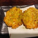 遊亀 - とうもろこしのてんぷら