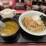 ラーメン山岡家 - えび塩つけ麺（950円）