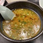ラーメン山岡家 - えび塩つけ麺のつけ汁