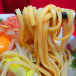 赤ひげラーメン - 780円『まぜそば 』(無料トッピング ニンニク)2013.2