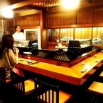 鮨　大和 - カウンター席