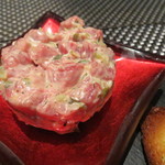 レストラン バカール - 馬肉のタルタル 鉄鍋炊き込みご飯3