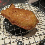 レストラン バカール - 2つのテクスチャーで仕上げた焼き林檎:アップル鯛とクレーム・ブリュレ2