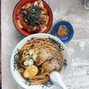 旭川ラーメン ゆーから - 料理写真:チャーシュー丼•ラーメンセット（正油）　税込1050円