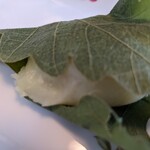 御菓子司 道楽屋 - 本物の柏の葉