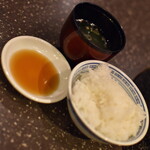 Yakiniku No Mikore - 焼くランチ共通のライスとスープ２０２２年５月