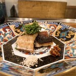 根津 日本酒 多田 - 横山さんの鰻、白焼き、再び山椒の木の芽