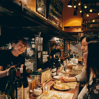 スタッフとの会話も楽しめます♪