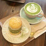 Kimi Natural 73+ CAFE - 『抹茶プリンサンド』
      『Matcha Latte(Hot)』