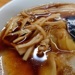 寿ラーメン - チャーシューメンワンタンメン 極細メンマ