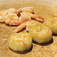 鉄板焼さわふじ - 久米島車海老と島ナス