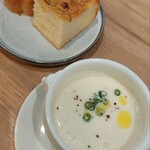キッチン ルポ - 本日のスープ…新玉ねぎのスープ