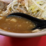 豚ラーメン - スープ