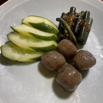 東華苑 - お通し