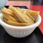 ラーメン もっけだの - アプリスクラッチC賞のメンマ