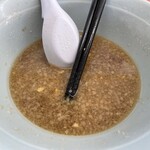 ラーメン もっけだの - 『ラーメン普通ニンニクヤサイマシマシ』の