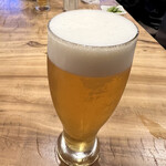 うなぎ家 しば福や - 生ビール