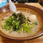 三幸ラーメン - 煮干ししょうゆラーメン、すり鉢だよ～(｡･ω･｡)