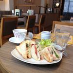 BAKERY CAFE CLUB RATIE - クラブラティエサンドのセット