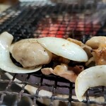 ○八ホルモン - 焼いて貰ったホルモン。