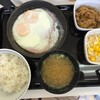 吉野家 - wハムエッグ牛小鉢定食ライス小¥613