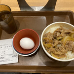 Sukiya - 牛丼並と卵