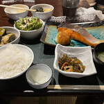 海華月 - 鮭西京焼定食　1,200円