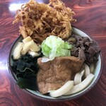 手打ちうどん ムサシ - ムサシうどん＋肉