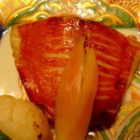 日本料理 とくを - （撮影 20130302）今日はOさんの誕生祝いで会食。金目鯛の柚庵焼きは見た目から美味しそう。