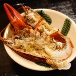 津の守坂 小柴 - 蒸しウチダザリガニ