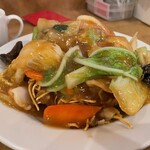 南海飯店 - かたい焼ソバ