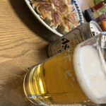 新福菜館 - やっぱり餃子にはビール