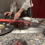 銀座鉄板焼き 肉一凛宮 - 