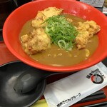 極楽うどん TKU - 鶏天カレーうどん（¥980）