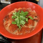 極楽うどん TKU - 極赤師っぽく酒粕うどん（¥960）