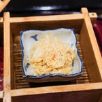 すし 良月 - 毛蟹蒸寿司