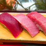 立喰 さくら寿司 - まぐろ3点