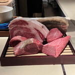 きたん 韻 - 10.今日の焼肉！熟成タン、イチボ、ラムシン、ハネシタ（ザブトン）、ミスジ、ハラミ、ヒレミミ