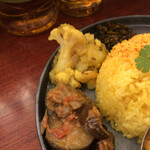 チーズケーキと彩りカレー Luna piena - 