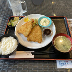 二三家食道 糸島屋 - あじフライ定食@825