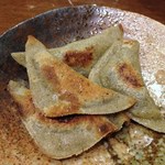 祭そば - 蕎麦で作った皮であんこを包み鉄板で焼いたもの