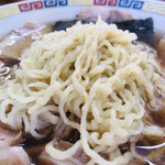 米沢ラーメン すえひろ - 細ちぢれ麺